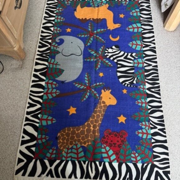 Pier 1 Imports Vintage 90s "Safari" Collection Rugs - Picture 1 of 6